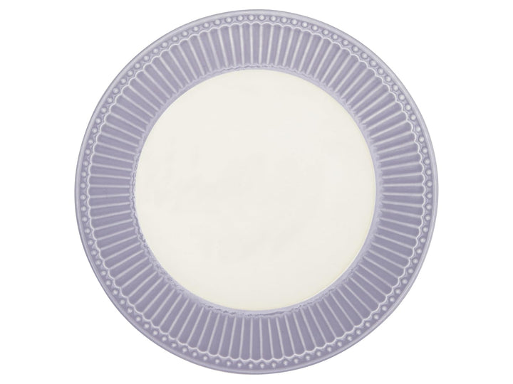 GreenGate - Teller, Frühstücksteller, Kuchenteller - Alice - Lavender - 23 cm