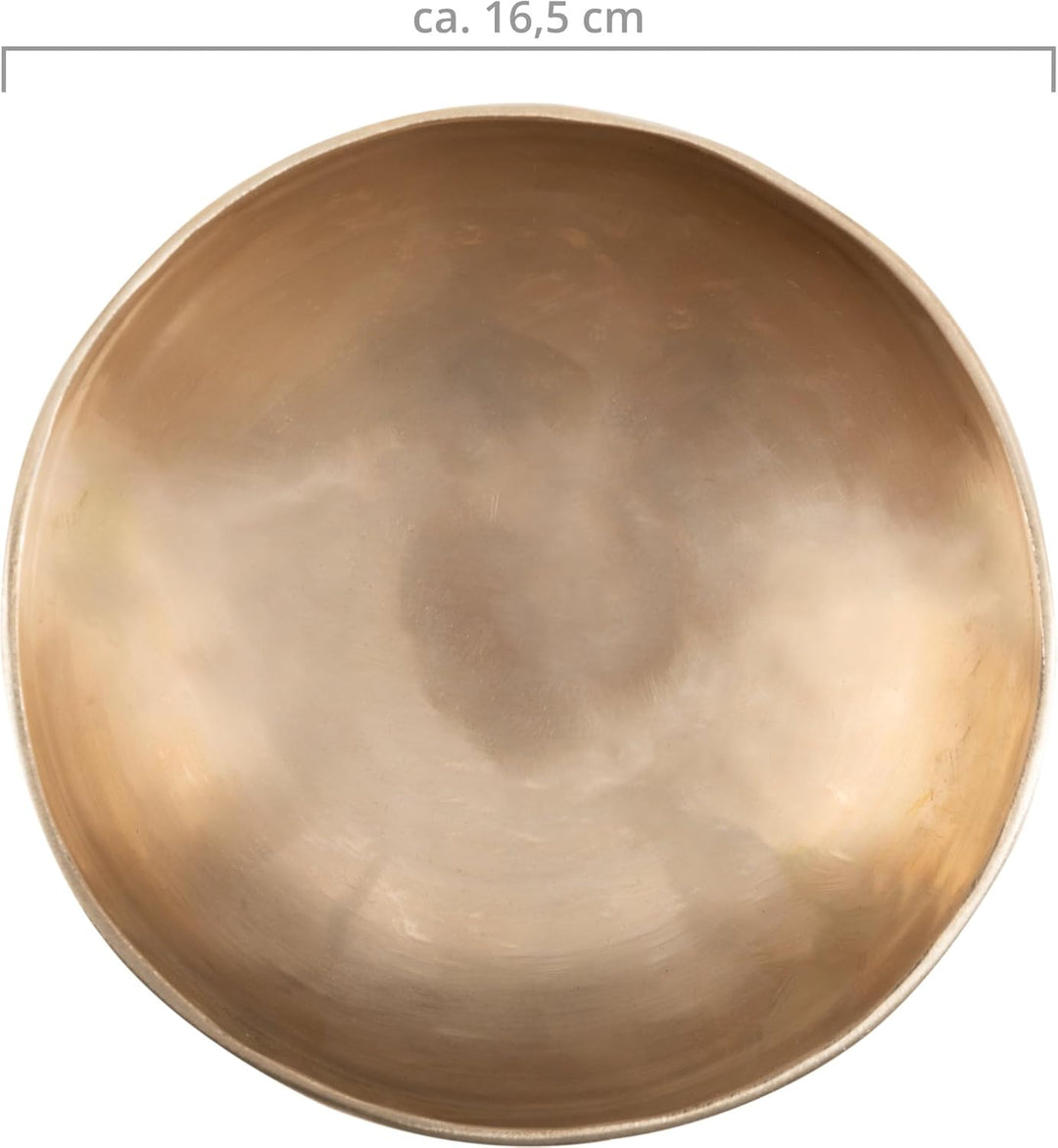 XDrum Therapeutische Klangschale Ton G - auf Ton G gestimmt - für Hals-Chakra (Vishuddha) - Durchmes
