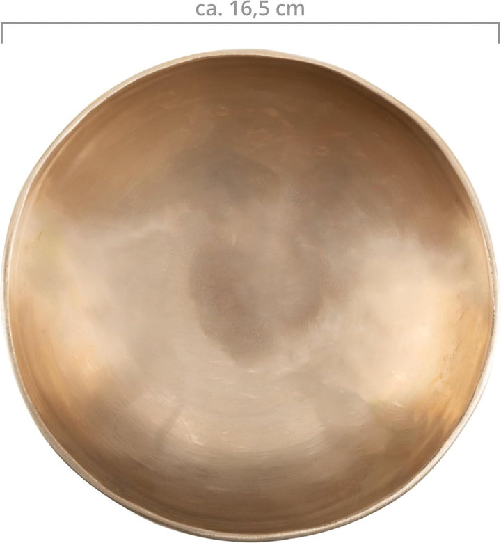 XDrum Therapeutische Klangschale Ton G - auf Ton G gestimmt - für Hals-Chakra (Vishuddha) - Durchmes