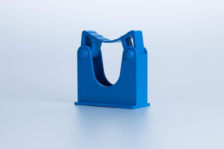Toolflex Kunststoff Gartengerätehalter Werkzeughalterung für Stiele mit Durchmesser von 20-30mm Dopp