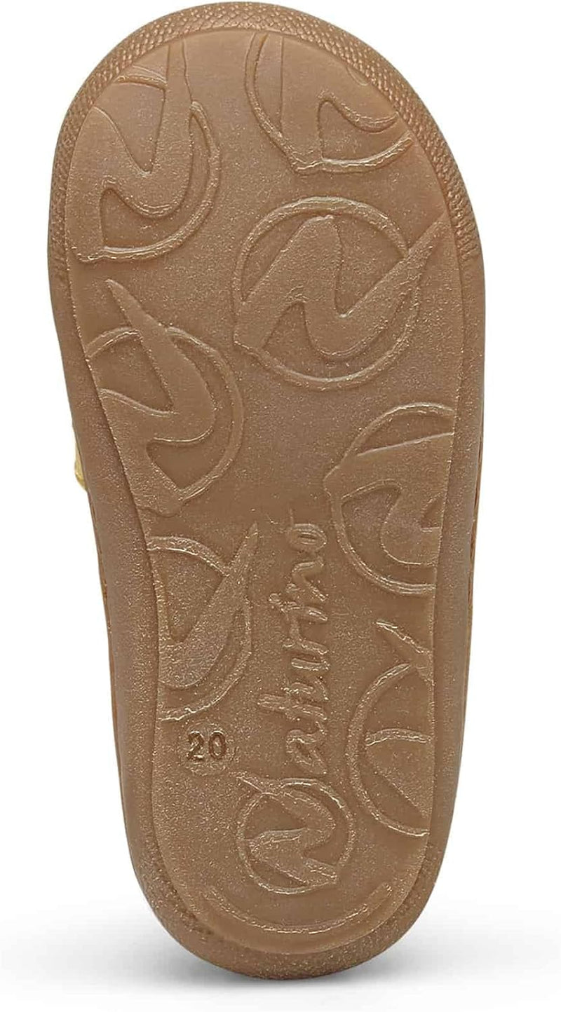 NATURINO Cocoon VL-Lauflernschuhe aus Leder 17 EU Gelb, 17 EU Gelb