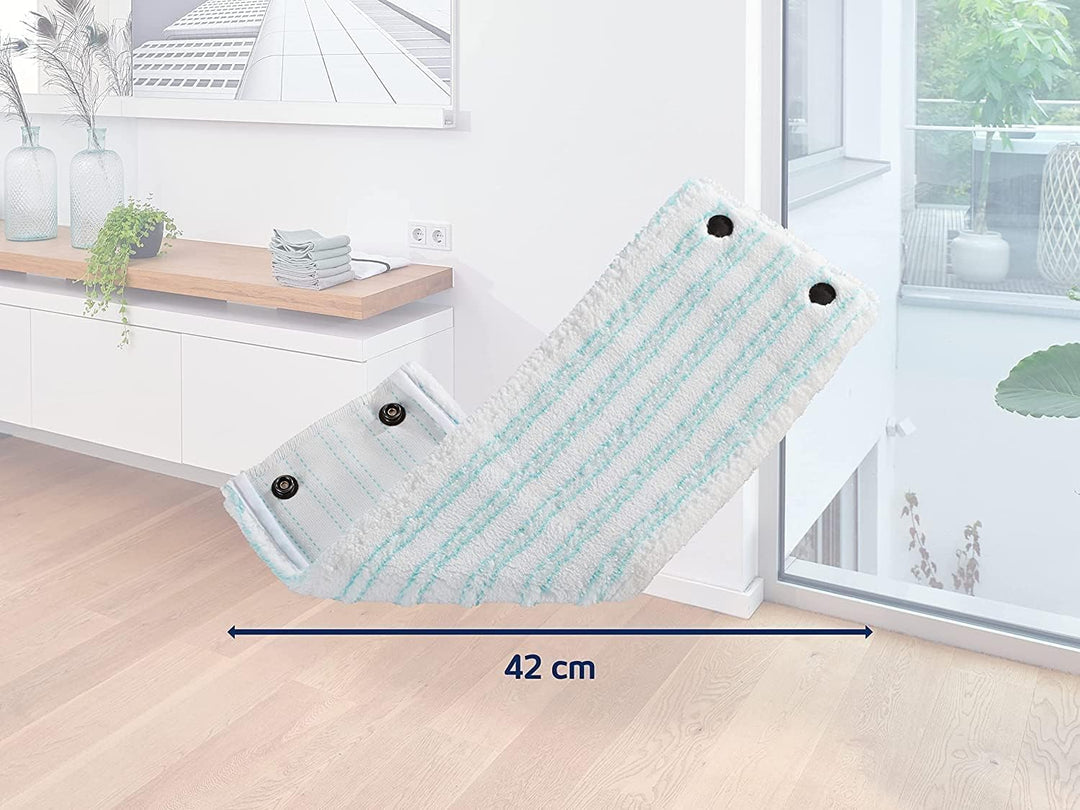 Leifheit Original Wischbezug CLEAN TWIST XL micro duo, für alle Bodenarten, Bodenwischer Ersatzbezug