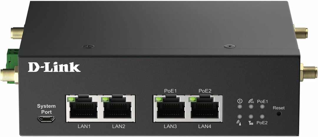 D-Link DWM-314-GP 5G M2M VPN PoE Router (Robuster Industrie 5G NR Router, Dual-SIM, IoT Gateway, Rem