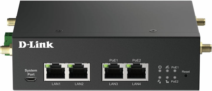 D-Link DWM-314-GP 5G M2M VPN PoE Router (Robuster Industrie 5G NR Router, Dual-SIM, IoT Gateway, Rem