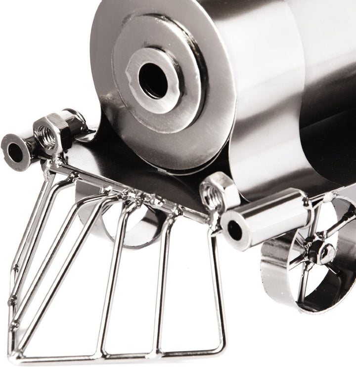 Brubaker Flaschenhalter Lokomotive Metall Skulptur Geschenk mit