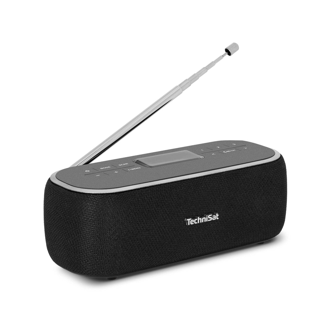TechniSat VIOLA BT 1 - tragbarer Bluetooth-Lautsprecher mit DAB+ Digitalradio (UKW, DAB, Uhr, Weckti