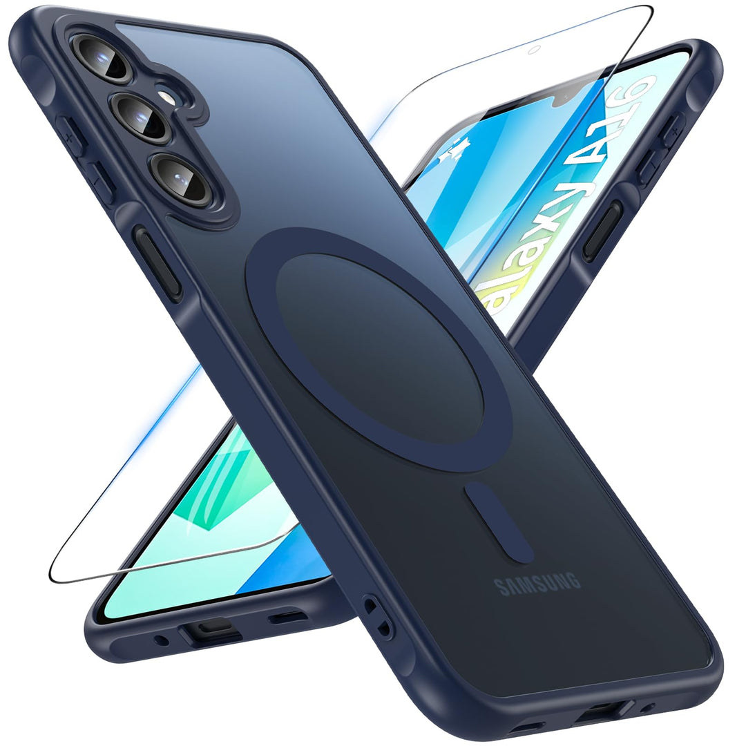 OWKEY für Samsung Galaxy A16 5G Hülle, Magnetisch Samsung A16 4G/5G Handyhülle für MagSafe mit Schut