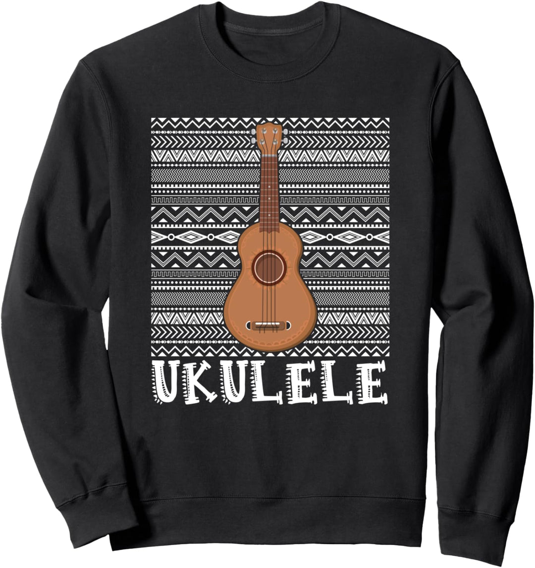 Ukulele Uke Musik Gitarrist Musikinstrument Akustik Musiker Sweatshirt