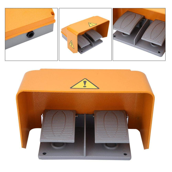 AC380V / DC220V Vollaluminium Fussschalter Doppelfussschalter YDT1-18