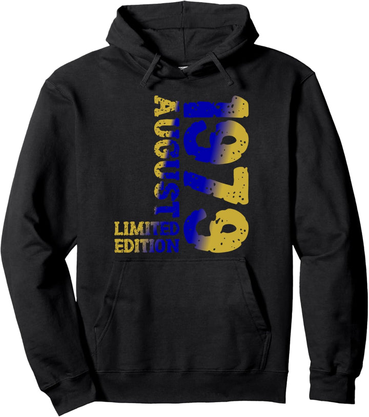 44 Geburtstag Deko Frauen Männer Limited Edition August 1979 Pullover Hoodie