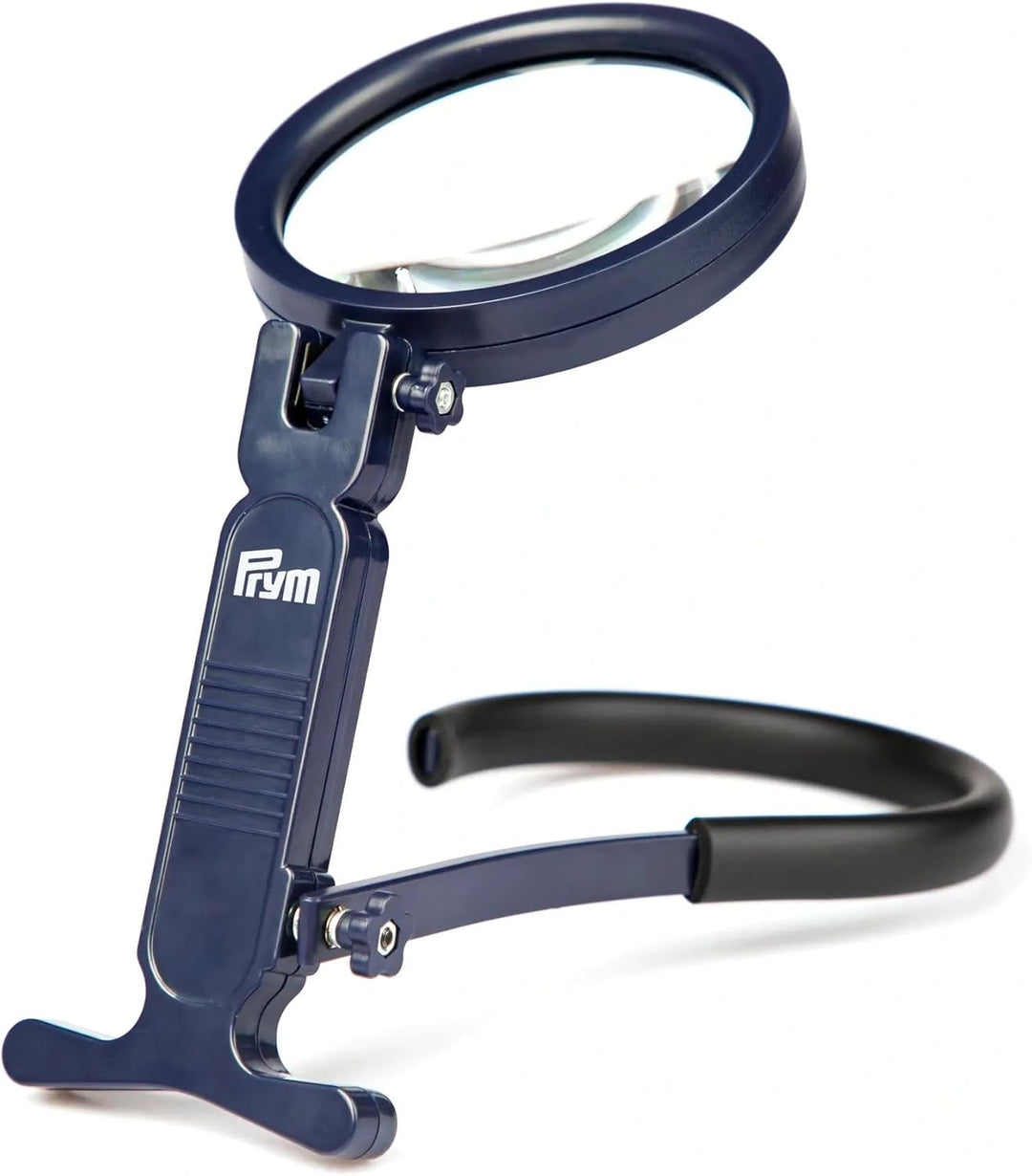 Prym Embroidery 611730 Magnifier Double 8 x 1 x 18 cm Plastic Blue 8 x 1 x 18 cm Blau, 8 x 1 x 18 cm