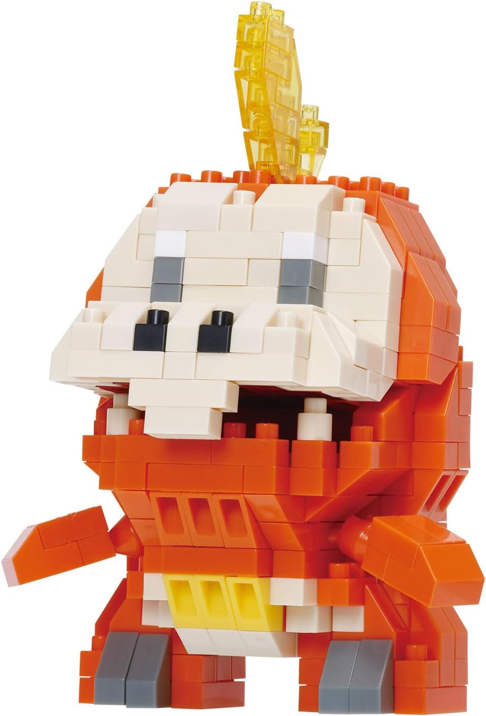 Bandai - Nanoblock - Krokel (Fuecoco) - Pokémon - Mini-Bausteinfigur - Konstruktionsspiel - Bausatz