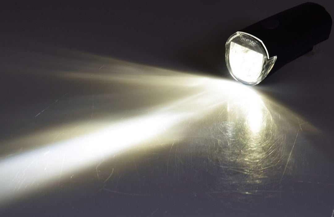 LED Fahrradbeleuchtung Frontstrahler Rücklicht StVZO zugelassen 30Lux I Fahrradleuchten mit Batterie