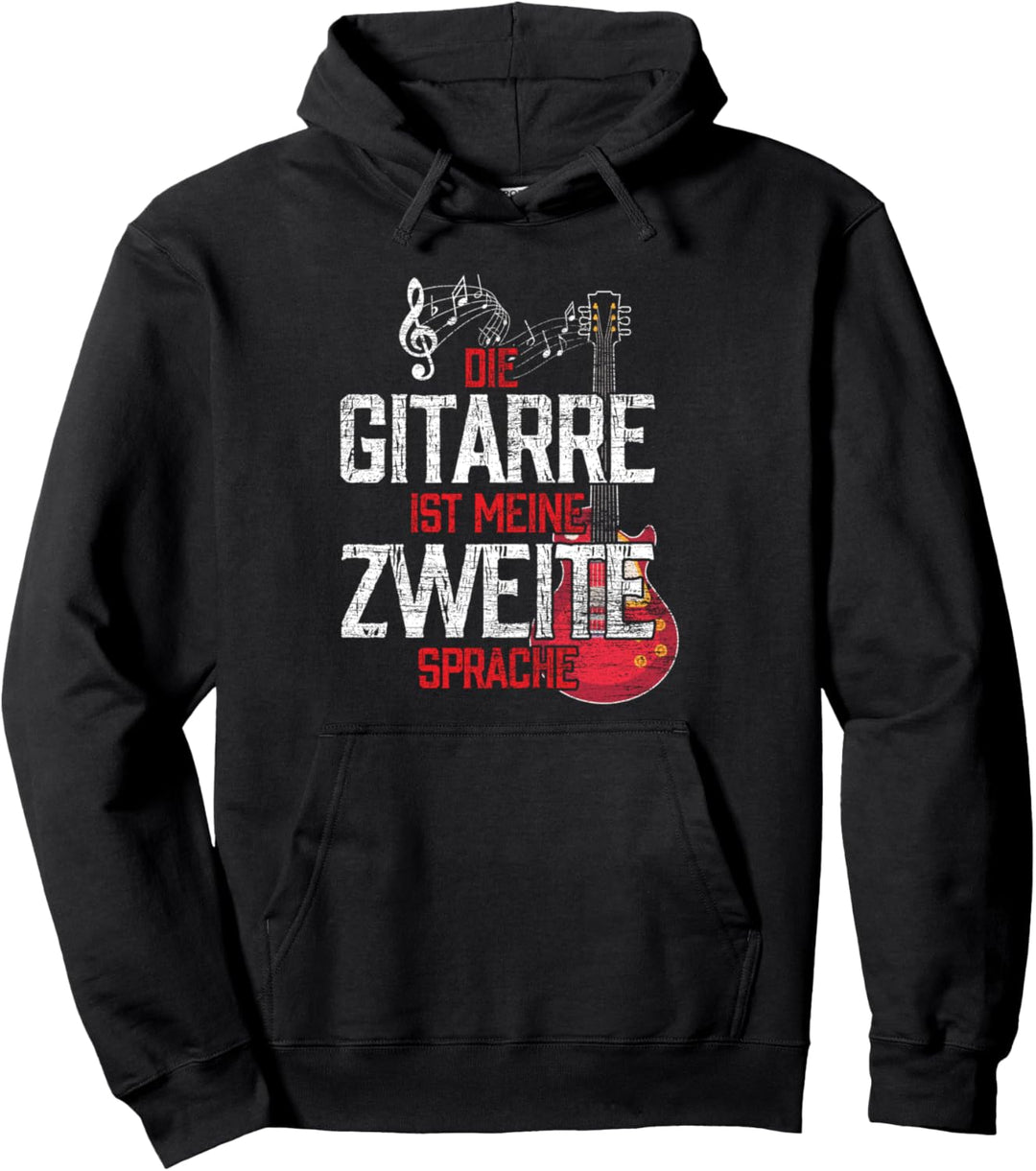 Gitarre Geschenk Gitarrenspieler Musiker Gitarrist Pullover Hoodie