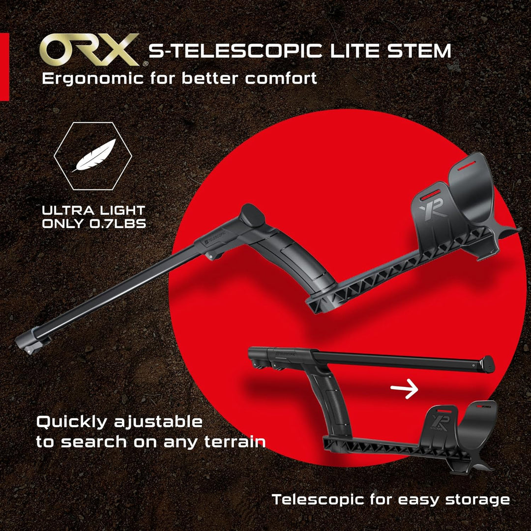 XP Metal Detectors ORX Detektor, speziell für Schatz- und Reliktsuche - 9" X35 Spule, Fernbedienung