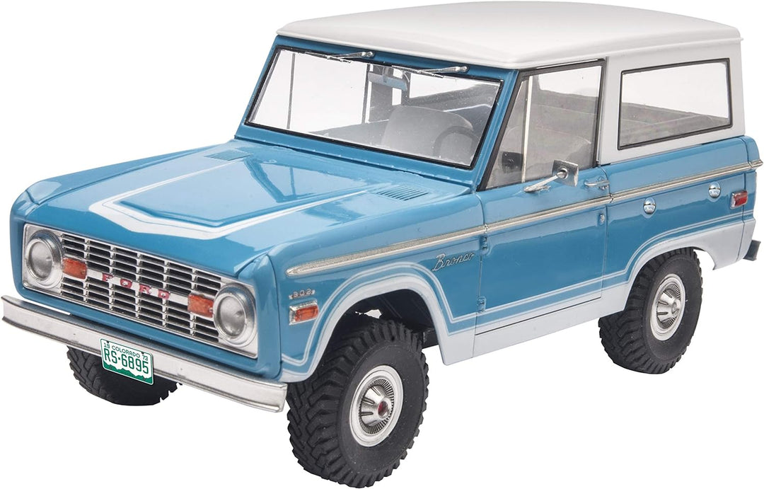 Revell USA Modellbausatz I Ford Bronco I Detailliertes Modell im Massstab 1:25 I 137 Teile I Herausf