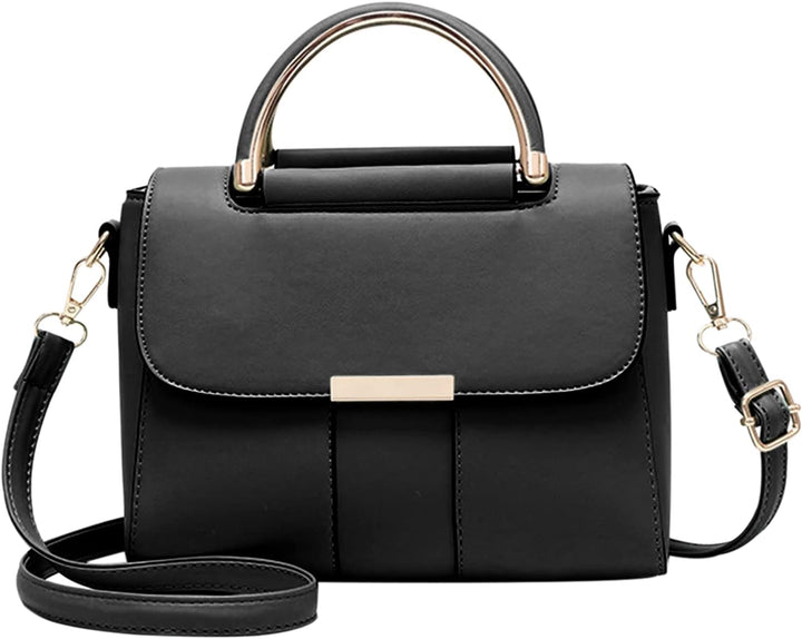 PORRASSO Damen Schultertasche Mode Handtasche PU Leder Top Griff Tasche Umhängetasche Schöne Henkelt