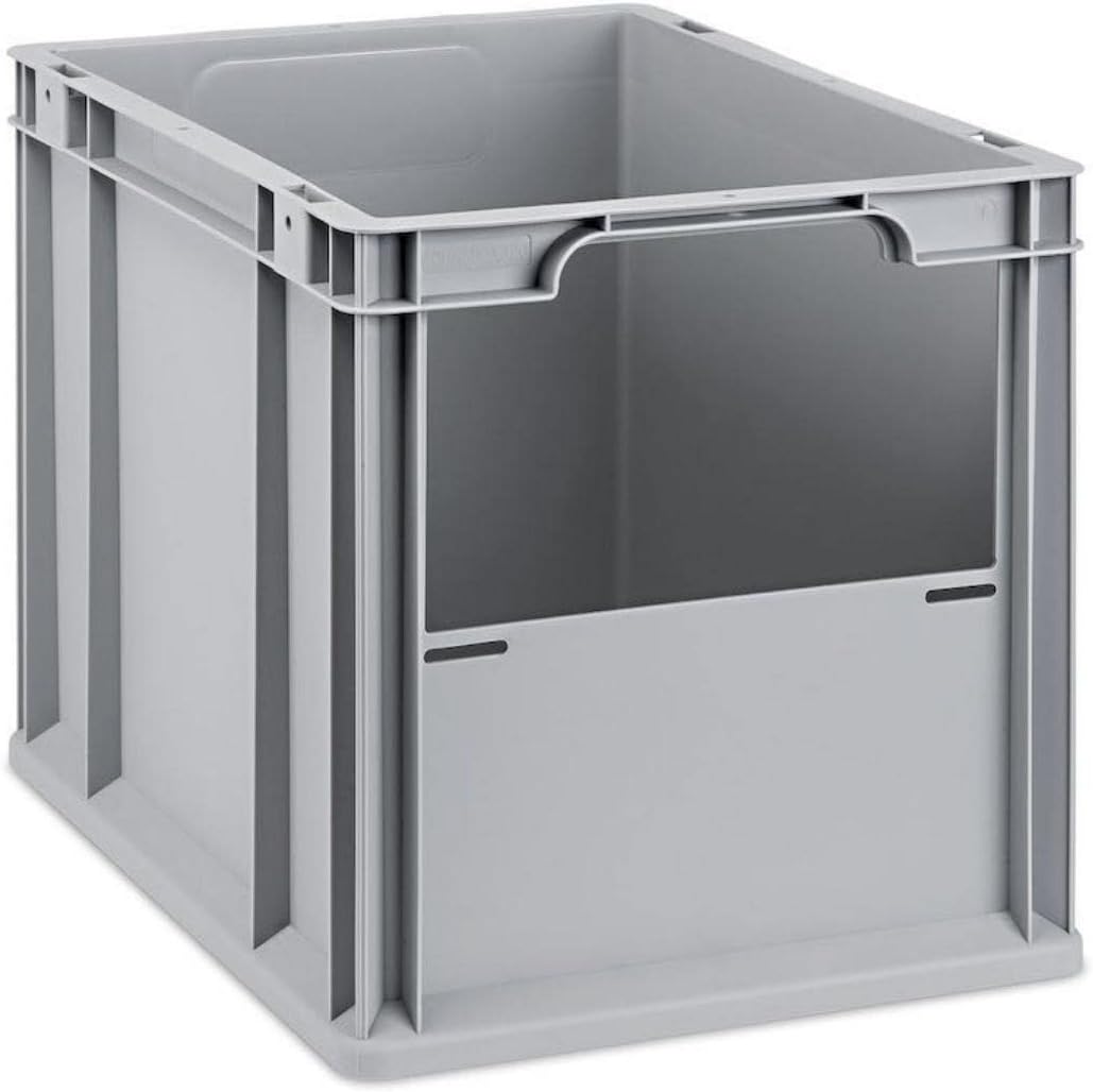 SparSet 5x Eurobox NextGen Insight | HxBxT 32x30x40cm | 30 Liter | Front offen | Eurobehälter, Trans