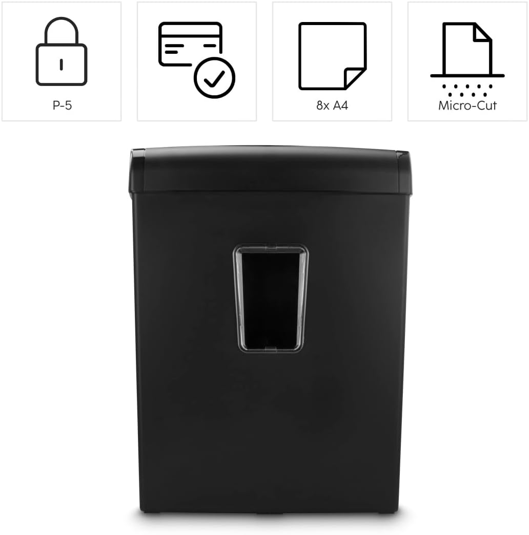 Aktenvernichter Prime M80, Schredder mit Sicherheitsstufe P5 T5 E4