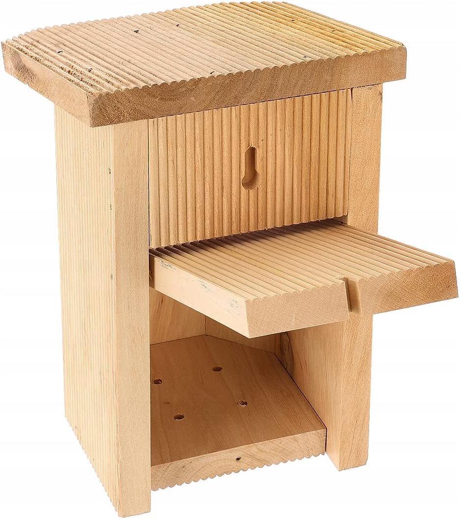 MAZUR 4X Nistkasten zum Aufhängen | Vogelhaus | Bausatz | handgemacht in Europa | für Meisen, Kleinv