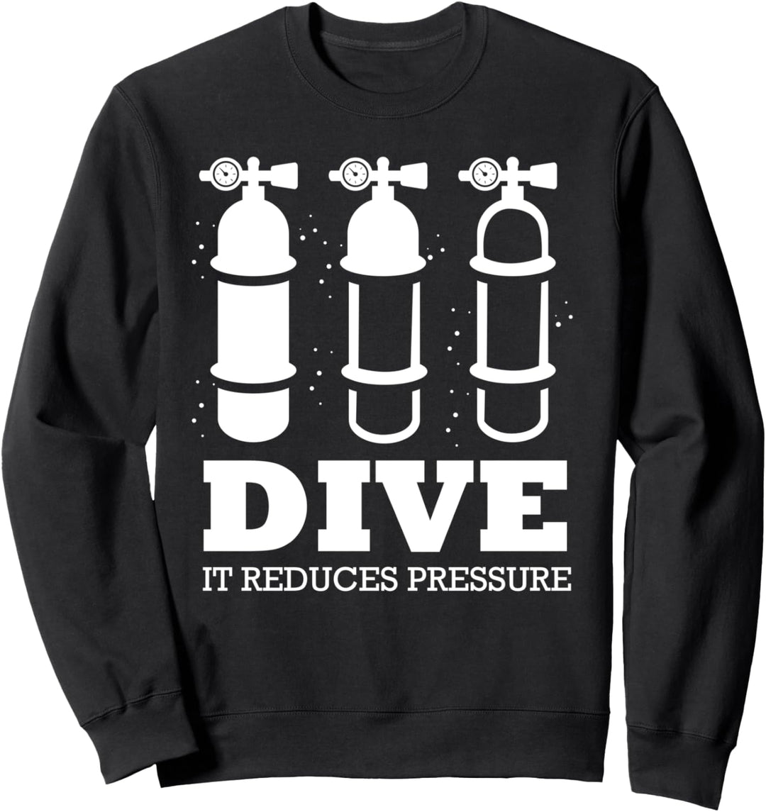 Taucher Scuba Diving Tauchen Tiefsee Schnorcheln Sweatshirt
