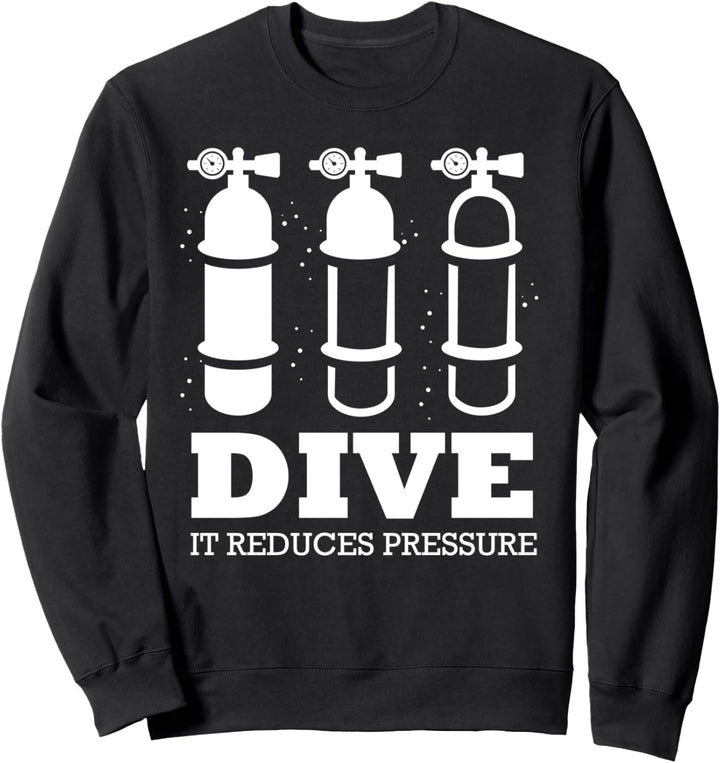 Taucher Scuba Diving Tauchen Tiefsee Schnorcheln Sweatshirt
