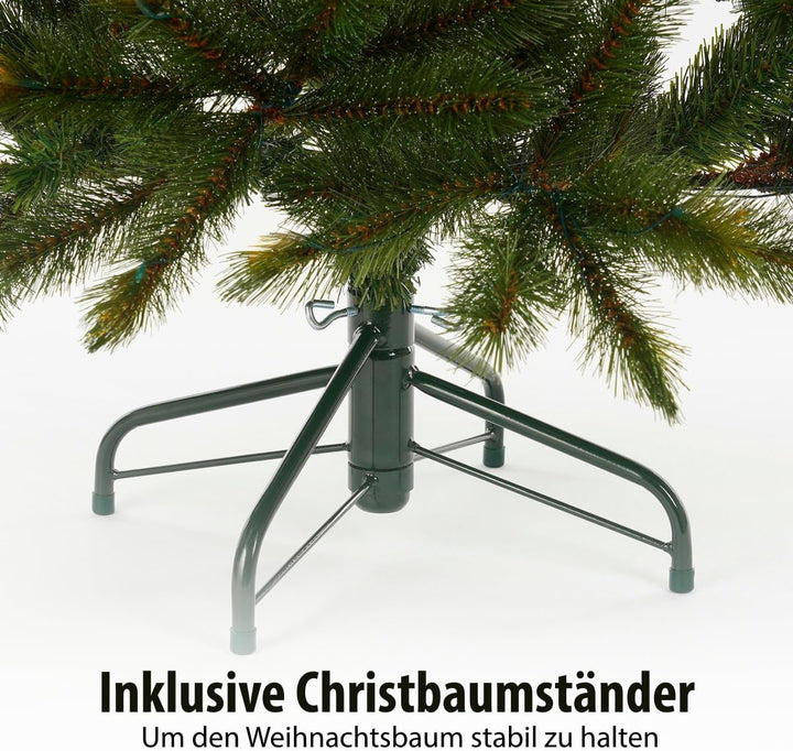 Triumph Tree Bristlecone Fir Christmas Tree Green – H 155 x D 99 cm 155 cm, 155 cm