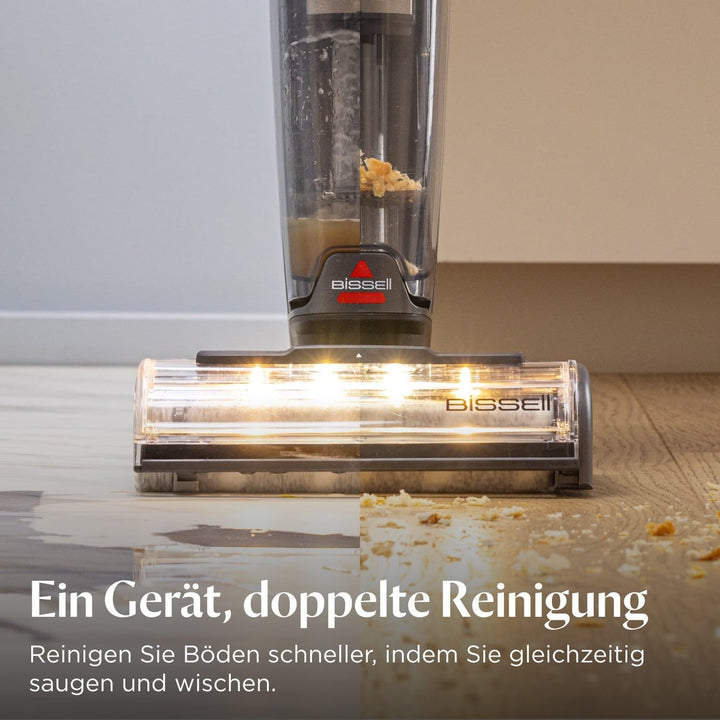 BISSELL Crosswave OmniForce EdgeFind, kabelloser Staubsauger mit Wischfunktion, Staubsauger und Wisc