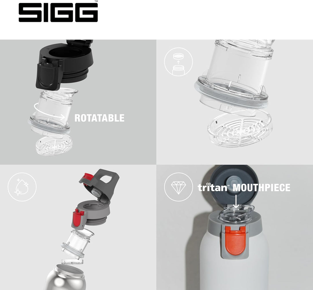 SIGG - Isolierte Trinkflasche - Thermosflasche Hot &amp; Cold One - Mit Teesieb - Auslaufsicher - BPA-fr