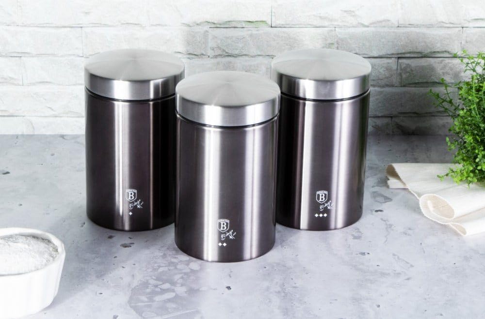 Berlinger Haus - BH/6718-3 PCs Kanister, Carbon Pro