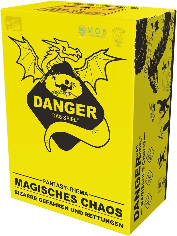 Ottavio, Danger: Das Spiel – Magisches Chaos, DE-Version, Familienspiel für 3-6 Spieler ab 12 Jahren