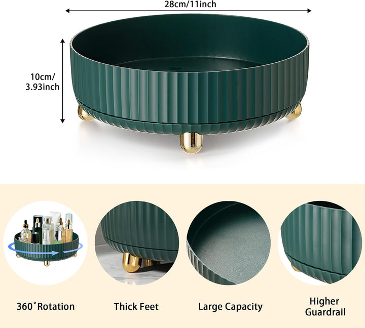 Rotating Makeup Organizer, 360 Rotating Organiser Spinner Tray, Rotating Lazy Susan Organizer is Per