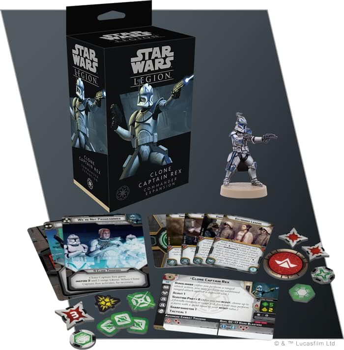 Atomic Mass Games , Star Wars Legion: Galactic Republic Expansions: Captain Rex , Unit Expansion , M