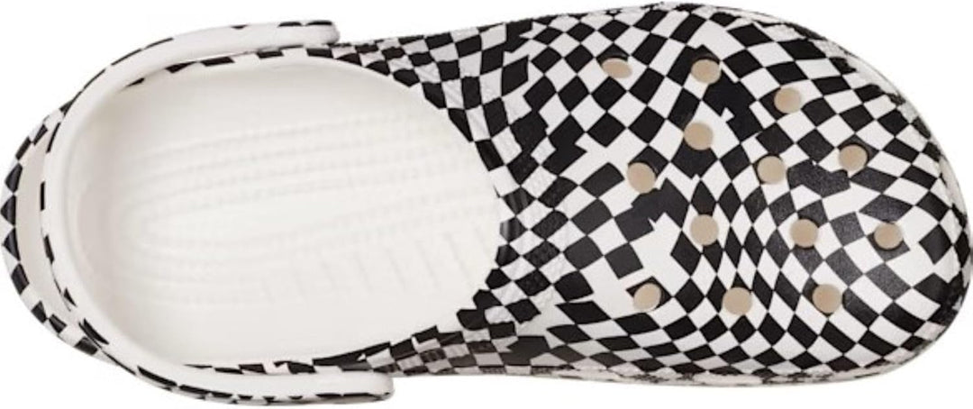 Crocs Unisex Classic Retro Resort Clog 35/37 EU Kariert, 35/37 EU Kariert