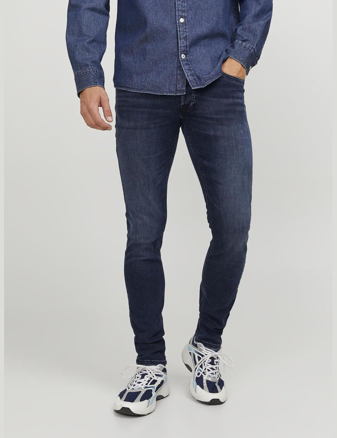 JACK & JONES Herren Jeans 28W / 30L Dunkelblau, 28W / 30L Dunkelblau