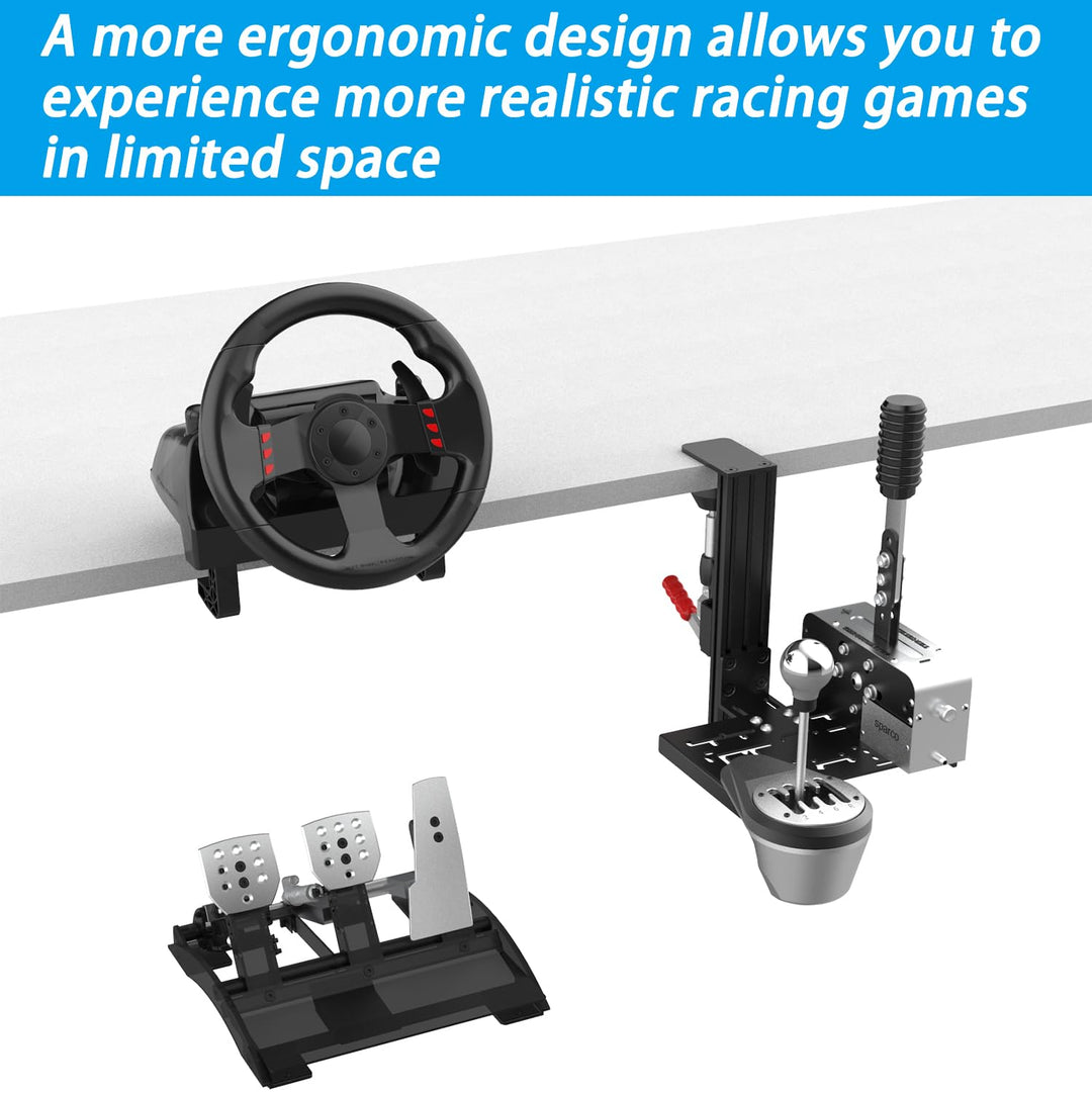 Universal Schreibtisch Halterung Für Racing Sim Shifter Handbremse Kompatibel mit Logitech G Driving