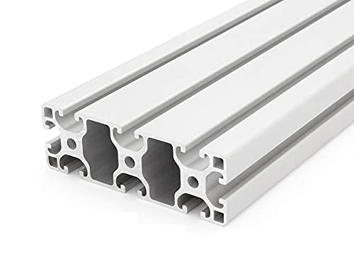 Aluminiumprofil 40x120L I-Typ Nut 8 (leicht), silber eloxiert. Aluminium Profil 40x120 Alu Profil 40