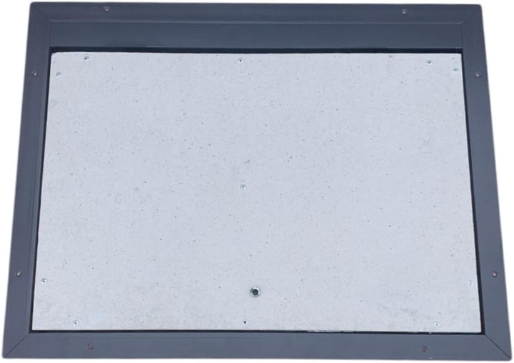 S-Lion Bodenluke Thermo Max 4, 60 x 90 cm, mit Gasfeder, Verriegelung mit Griff & Vierseitiger Dicht