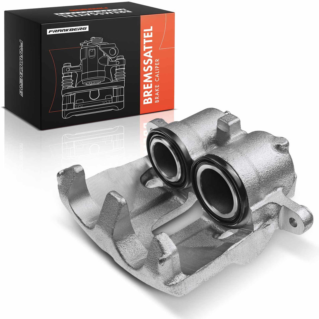 Frankberg 1x Bremszange Bremssattel ohne Träger Vorderachse Links Kompatibel mit Ducato Bus 230 2.5L