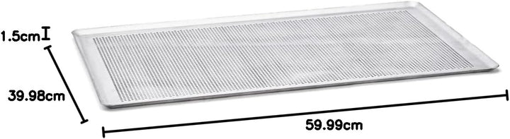 DE BUYER -7367.60 -alu Gebäckplatte. perforiert 60x40cm
