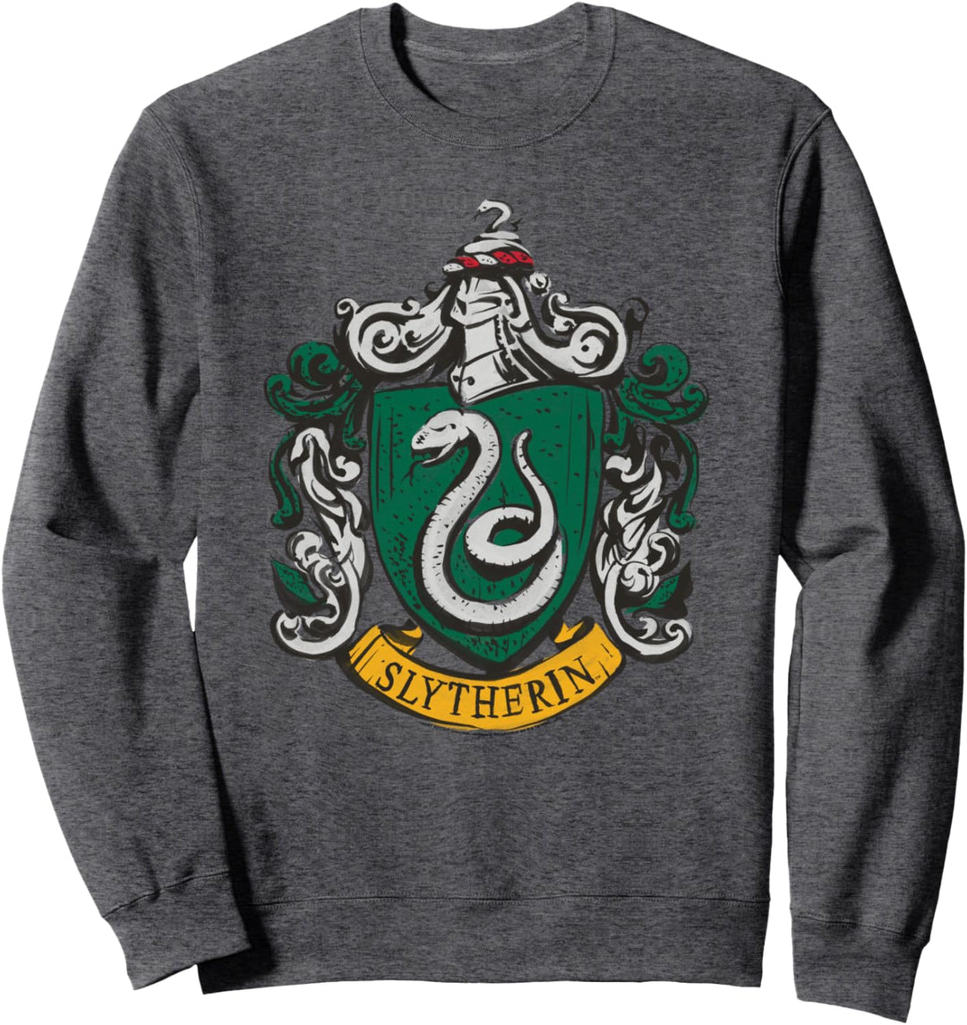 Harry Potter Drawn Slytherin Crest Sweatshirt