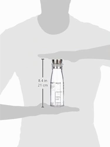 Küchenprofi Dressing Shaker | 250ml | aus Kunststoff mit Edelstahl Deckel | Messbecher | mit Ausgies