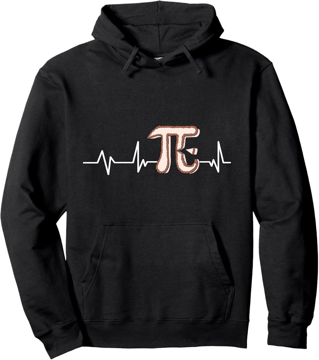 Apfelkuchen Pi Mathematik Herzschlag Geschenk Mathematik Pullover Hoodie