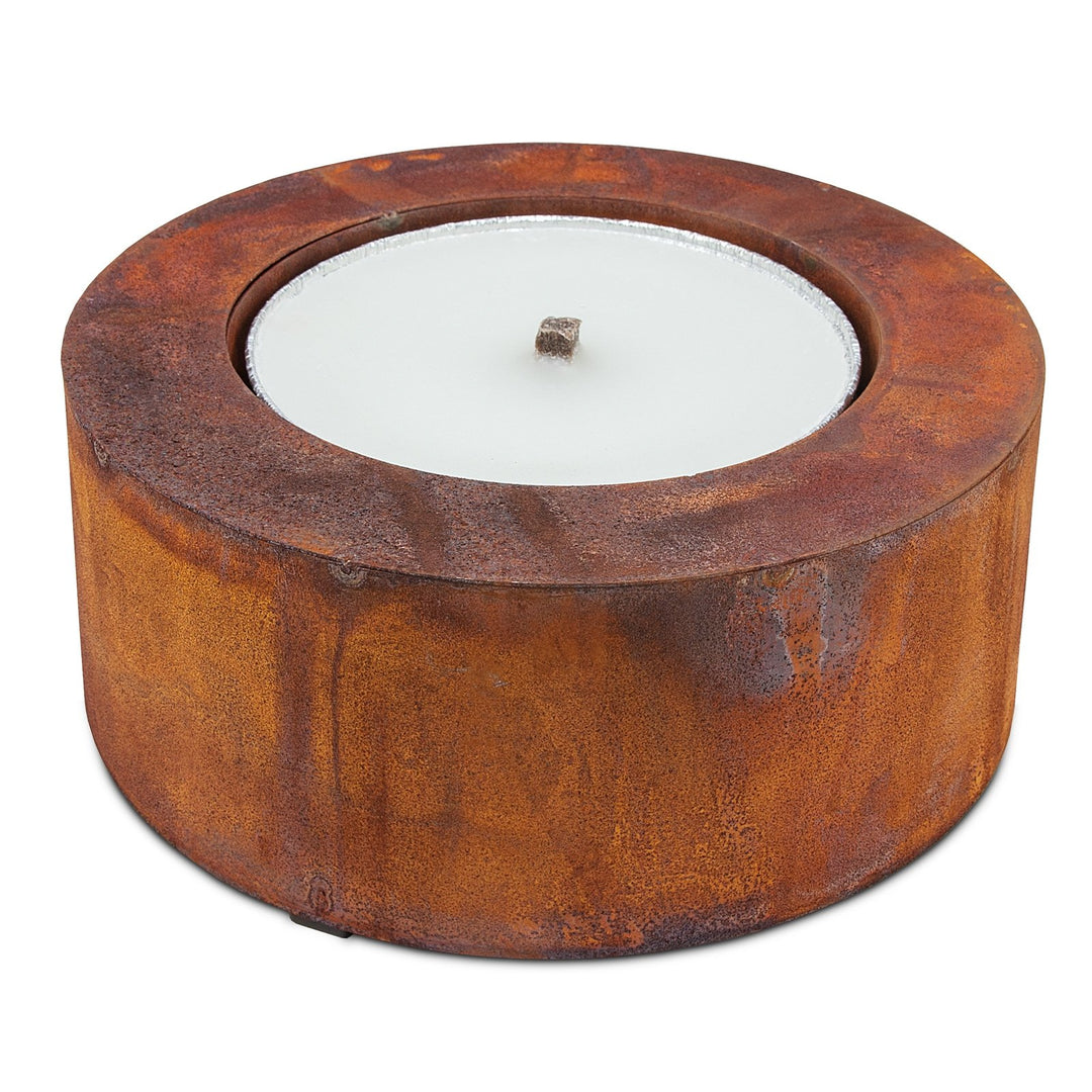 Scheulen Metall Zylinder Rost inkl. Flammschale Ø 26 cm / 10 cm