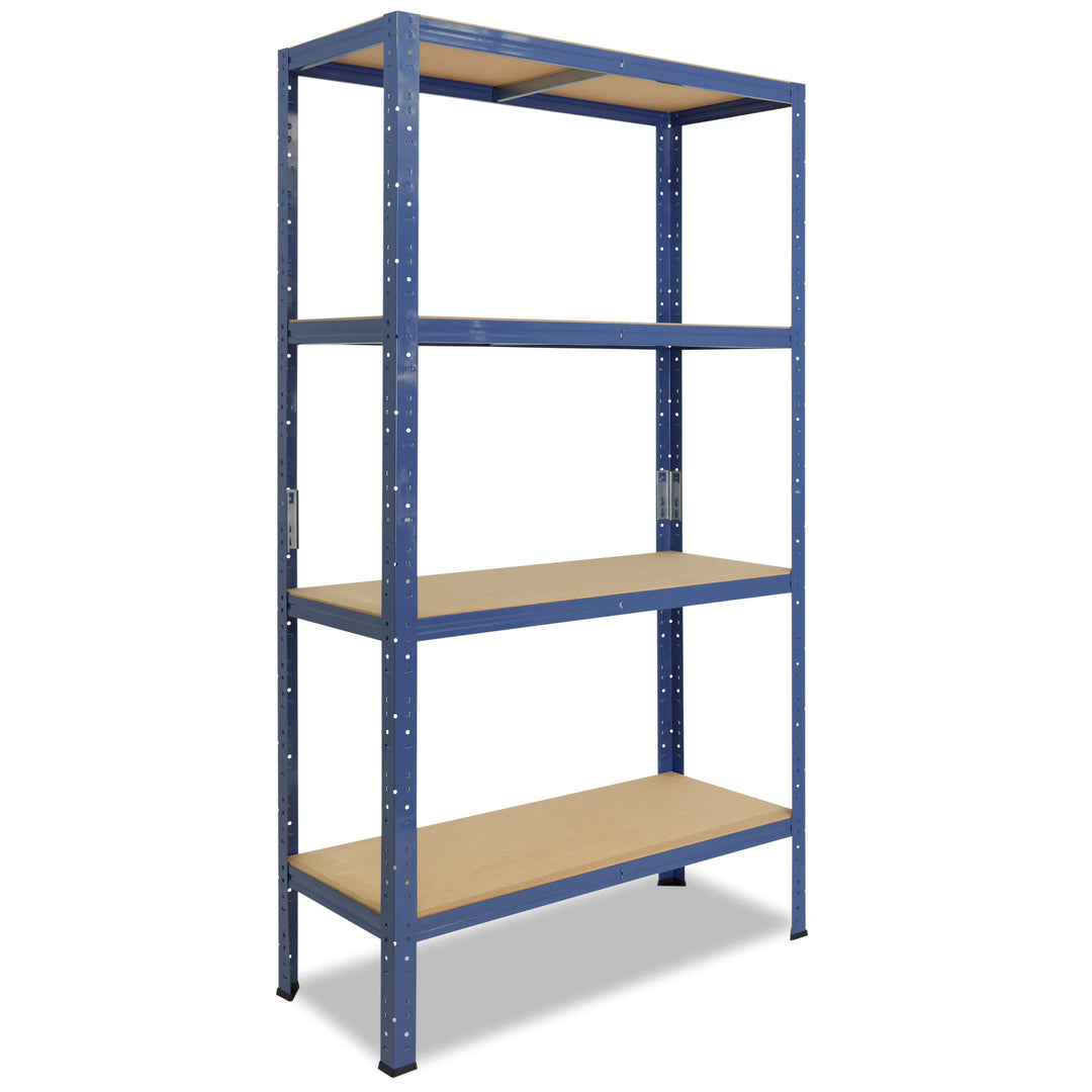 shelfplaza® 155x45x40cm Home Schwerlastregal blau/Metallregal mit 4 Böden/Kellerregal Metall, Garage