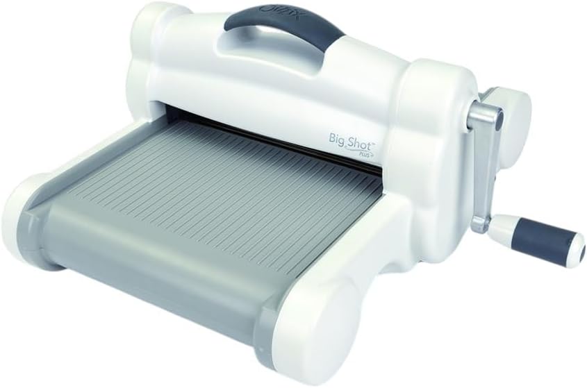 Sizzix Big Shot Plus A4 Manuelle Stanz- und Prägemaschine 660020, 21 cm Öffnung, 40.5 x 24 x 47.5 cm