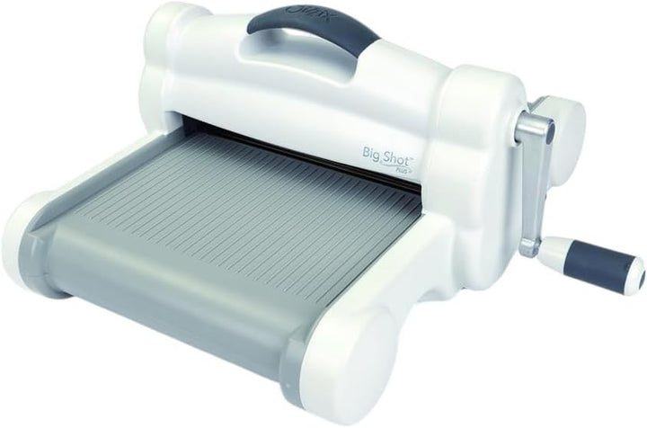 Sizzix Big Shot Plus A4 Manuelle Stanz- und Prägemaschine 660020, 21 cm Öffnung, 40.5 x 24 x 47.5 cm