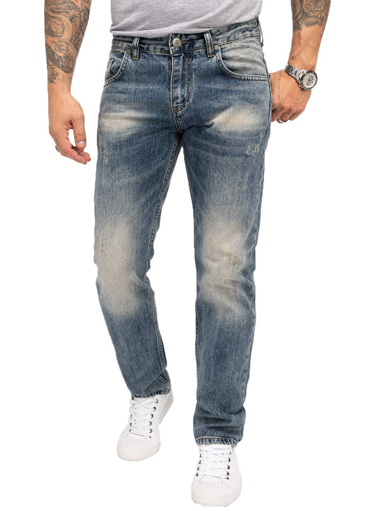 Indumentum Jeans Herren Regular Fit Hose 29W / 30L Blau - Ir500, 29W / 30L Blau - Ir500