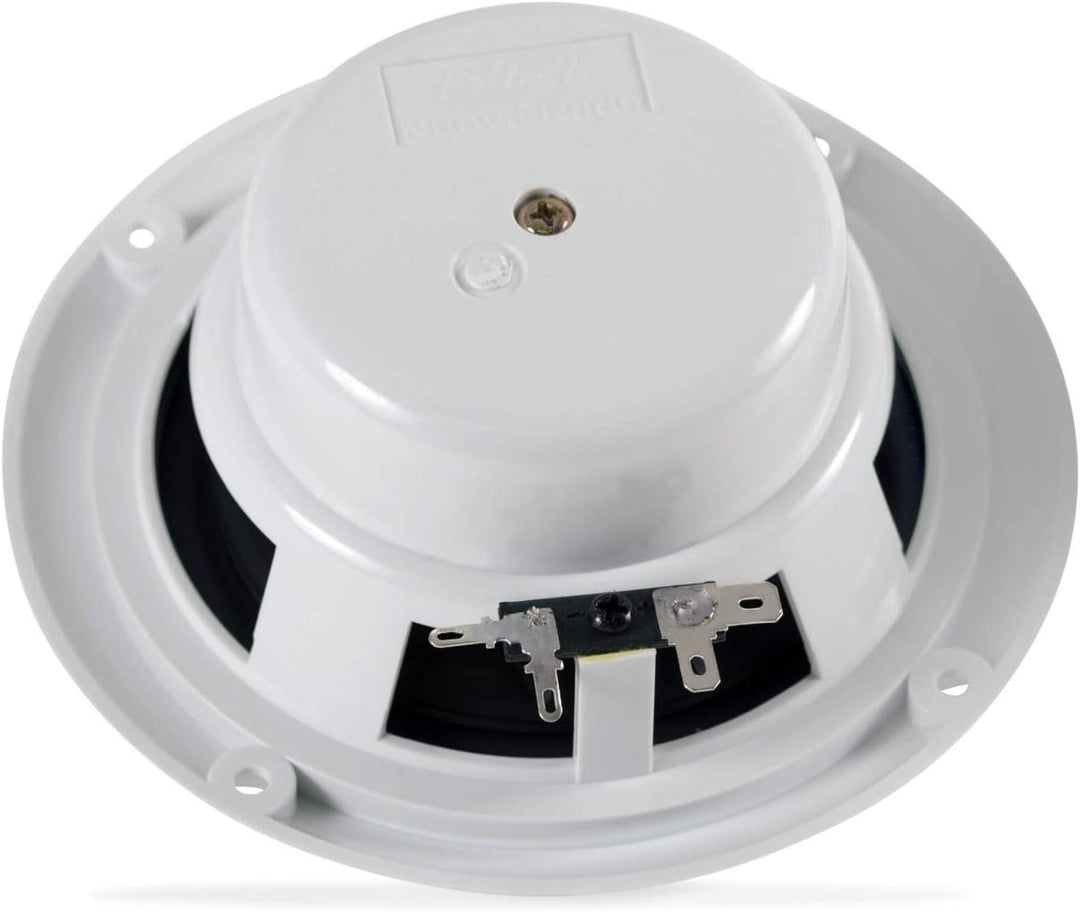 wellenshop Nuova Rade Lautsprecher für Boot 1 Paar 2 Stück 80W oder 100W Einbau Wasserdicht Weiss Bo