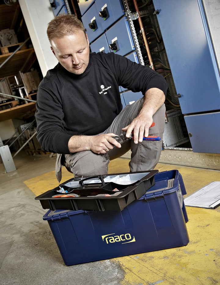 RAACO 136594 Werkzeugkoffer Compact 37, dunkelblau
